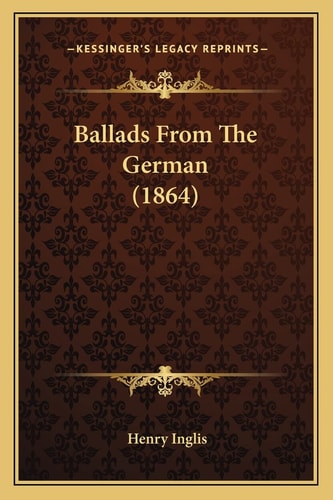 Ballads from the German (1864)