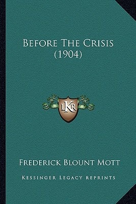 Before The Crisis (1904)