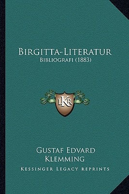 Birgitta-Literatur: Bibliografi (1883)
