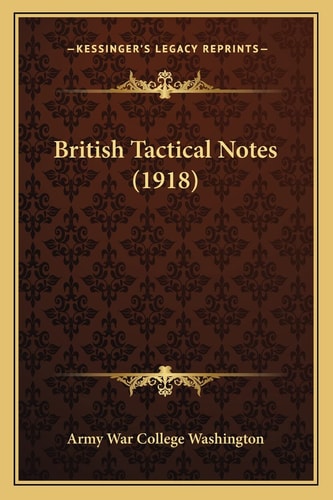 British Tactical Notes (1918)