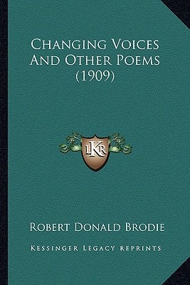 Changing Voices And Other Poems (1909)