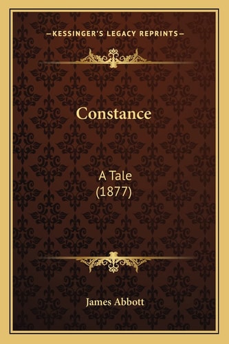 Constance: A Tale (1877)