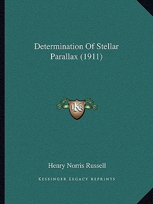 Determination Of Stellar Parallax (1911)