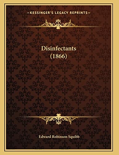 Disinfectants (1866)