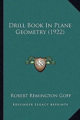 Drill Book In Plane Geometry (1922)