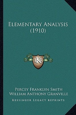 Elementary Analysis (1910)