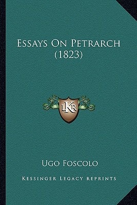 Essays On Petrarch (1823)