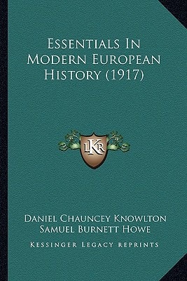 Essentials In Modern European History (1917)
