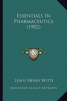 Essentials In Pharmaceutics (1902)