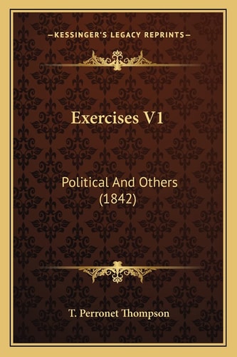Exercises V1: Political And Others (1842)