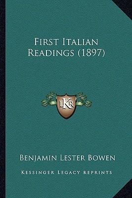 First Italian Readings (1897)