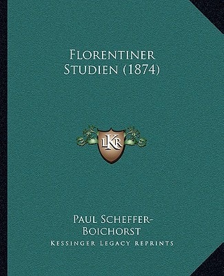 Florentiner Studien (1874)