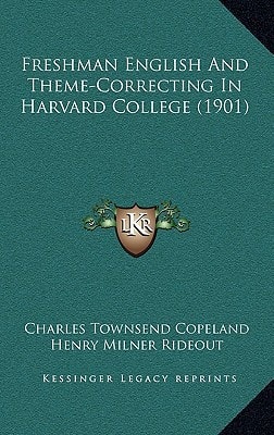 Freshman English And Theme-Correcting In Harvard College (1901)