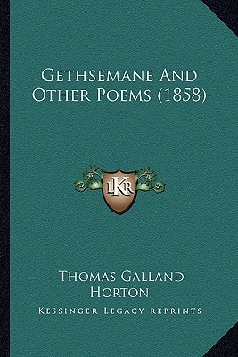 Gethsemane And Other Poems (1858)
