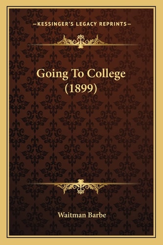 Going To College (1899)