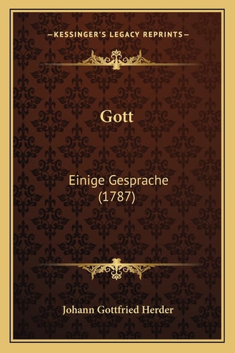 Gott: Einige Gesprache (1787)