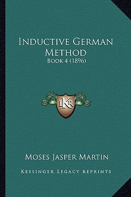 Inductive German Method: Book 4 (1896)
