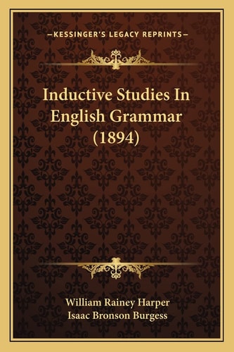 Inductive Studies In English Grammar (1894)