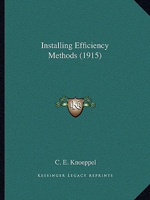 Installing Efficiency Methods (1915)