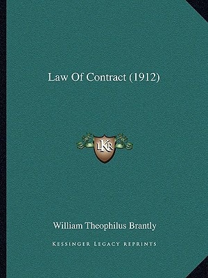 Law Of Contract (1912)