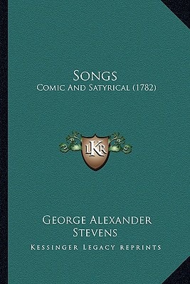 Songs: Comic And Satyrical (1782)