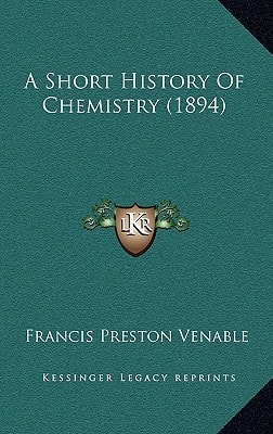 A Short History Of Chemistry (1894)