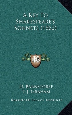 A Key To Shakespeare's Sonnets (1862)