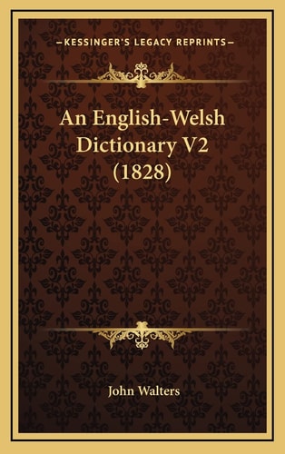 An English-Welsh Dictionary V2 (1828)