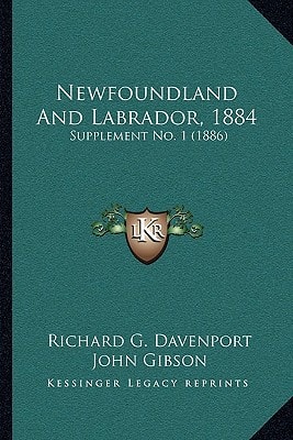 Newfoundland And Labrador, 1884: Supplement No. 1 (1886)