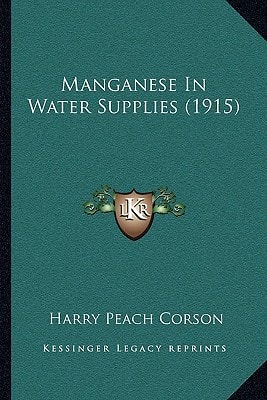 Manganese In Water Supplies (1915)
