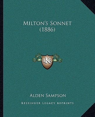 Milton's Sonnet (1886)