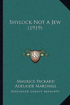 Shylock Not A Jew (1919)
