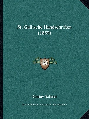 St. Gallische Handschriften (1859)