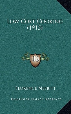 Low Cost Cooking (1915)