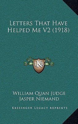 Letters That Have Helped Me V2 (1918)
