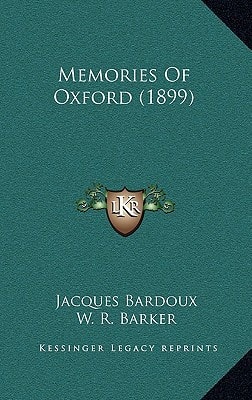 Memories Of Oxford (1899)