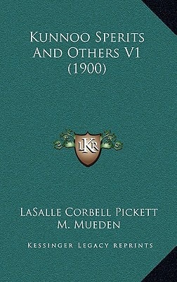 Kunnoo Sperits And Others V1 (1900)