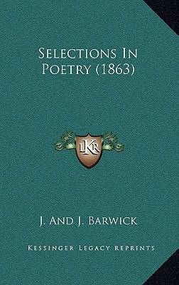 Selections In Poetry (1863)