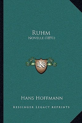 Ruhm: Novelle (1891)
