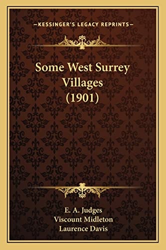 Some West Surrey Villages (1901)