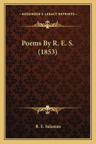 Poems By R. E. S. (1853)