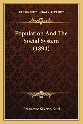 Population And The Social System (1894)