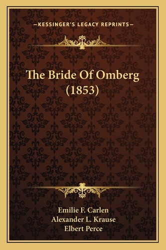 The Bride Of Omberg (1853)