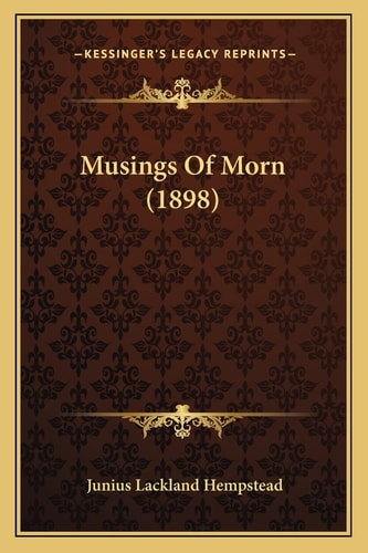 Musings Of Morn (1898)