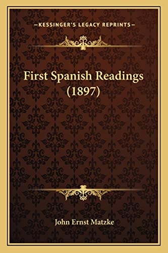 First Spanish Readings (1897)