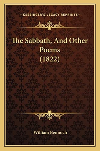The Sabbath, And Other Poems (1822)