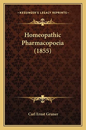 Homeopathic Pharmacopoeia (1855)