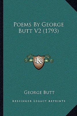 Poems By George Butt V2 (1793)