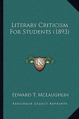 Literary Criticism For Students (1893)