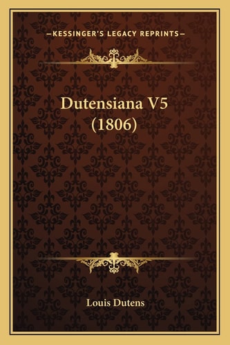 Dutensiana V5 (1806)
